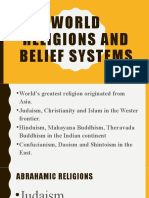 World Religions and Belief Systems
