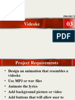Videoke Project Requirements