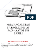 A2-Kagamitan Sa Paglilinis at Pag - Aayos NG Sarili