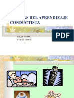 Teorías Del Aprendizaje Conductista: Pilar Tormo CURSO 2005-06