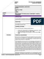 Lab Manual 4.1 - LEVEL 1 - Measurement of Hydrological Components