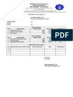 Form Laporan Wali Kelas