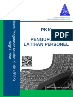 PK10 Pengurusan Latihan Personel
