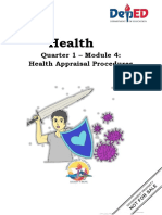Modules in Health - Quarter 1 - Module 4-Week 5
