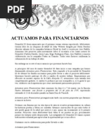 Actuamos Para Financiarnos