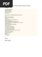 Objective-Program-: Write A Program To Perform Two-Dimensional Rotation On An Object