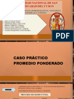 Caso Práctico Promedio Ponderado