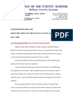 FY 08 Press Release 2nd Quarter On Letterhead