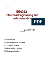 Electrical Engineering and Instrumentation