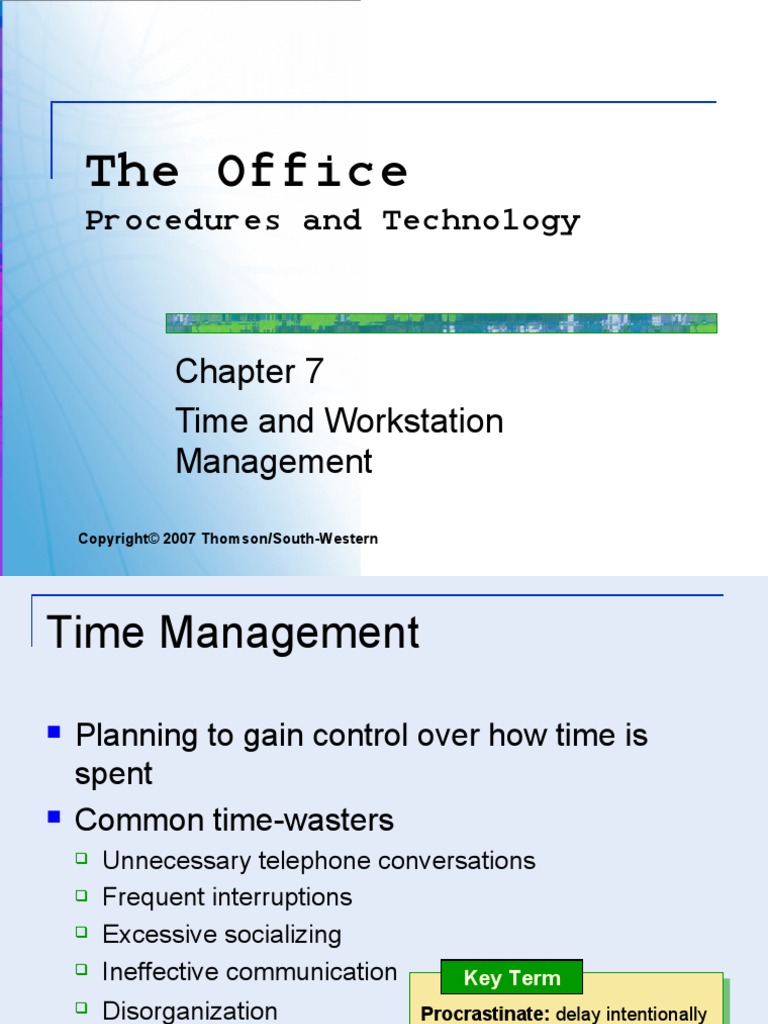 The Office: Procedures and Technology | Download Free PDF | Personal ...