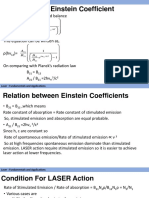 Calculation of Einstein Coefficient