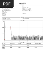 OTDR Report | PDF | Optical Fiber | Atomic
