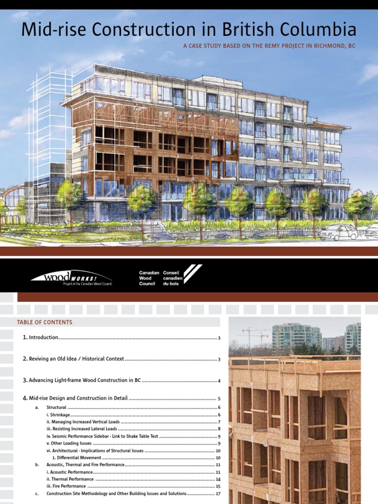 Mid-Rise Construction in British Columbia: A Case Study Based On The ...