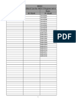 Mrec Unblock List For MID-II Registeration Dept Date: Ii Year Iii Year Iv Year