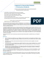 Pain Management in Neurocritical Patients in Coronavirus Pandemic