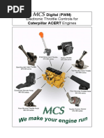 CAT ACERT Throttle Types