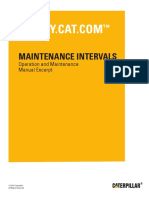 Operation and Maintenance Manual CAT C-18 Prime Mover