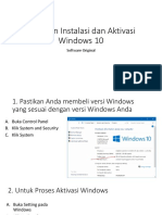 Panduan Instalasi Windows 10 PDF