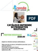 Catálogo Productos Digitales Nutrende