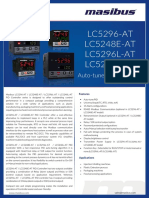 Masibus LC5296-AT / LC5248E-AT / LC5296L-AT / LC5248L-AT Auto-tune PID Controllers