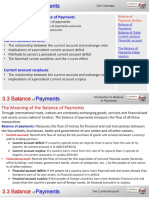 3.3 Balance of Payments