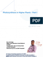 Photosynthesis in Higher Plants - Part I