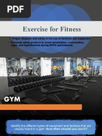 Exercise For Fitness