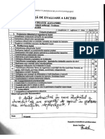 Fisa de Evaluare A Lectiei PDF