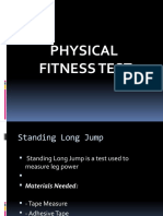Fitnesss Test Standing