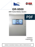 230V Central Battery System: Installation Programming Use