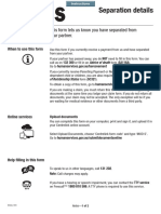 Separation Details: This Form Lets Us Know You Have Separated From Your Partner