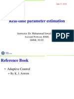 Real-Time Parameter Estimation Lecture