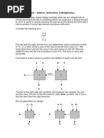 Arithmetic Circuits - Addition, Subtraction, & Multiplication