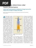 Process Flow Determines Coker Heater Performance