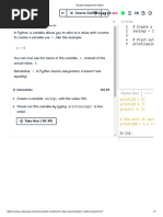 Variable Assignment - Python PDF