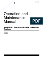 Operation and Maintenance Manual: 854F-E34T and 854E-E34TA Industrial Engines