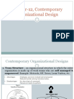 Chapter-12, Contemporary Organizational Design