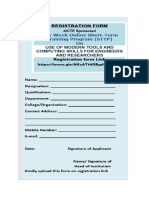 Registration form