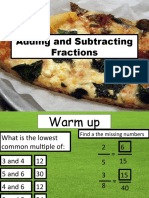 Adding and Subtracting Fractions