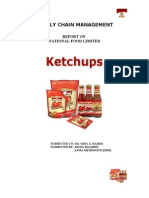 Report - Supply Chain Management SCM - National Foods - Ketchup