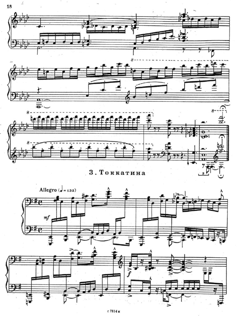 Kapustin Op.40 - 8 Concert Etude 3 | PDF