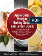 Apple Cider Vinegar Baking Soda and Lemon Juice PDF