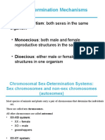 Sex Determination Mechanisms