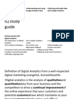 Google Analytics IQ Study Guide
