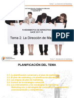 Tema 2. DIRECCIÓN DE MK