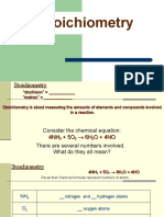 Stoichiometric Conversions