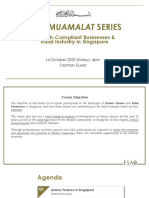 SMU IBFS - Lesson 5 - Shariah-Compliant Businesses & Halal Industry in Singapore PDF
