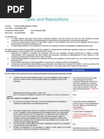 Laws and Regulations: Procedure Ref / Comments