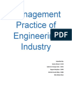 Management Practice of Engineering Industry