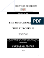 The Ombudsman of The European Union